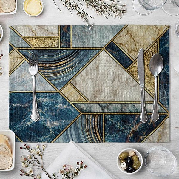 mats & pads 1pcs kitchen dining utensils accessories geometric art stripe printing western placemat s7
mats & pads 1pcs kitchen dining utensils accessories geometric art stripe printing western placemat s7