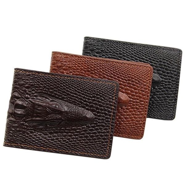 card holders driver license crocodile pattern bag for driver's documents business holder thin purse male, Brown;gray 
card holders driver license crocodile pattern bag for driver's documents business holder thin purse male, Brown;gray
