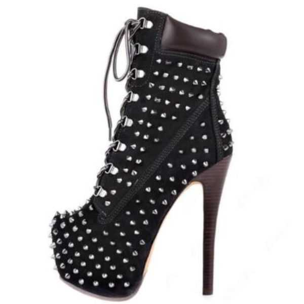 boots shofoo shoes,beautiful fashion women's shoes, banquet boots, riveted 14.5 cm high heel ankle boots. size:34-45, Black
boots shofoo shoes,beautiful fashion women's shoes, banquet boots, riveted 14.5 cm high heel ankle boots. size:34-45, Black