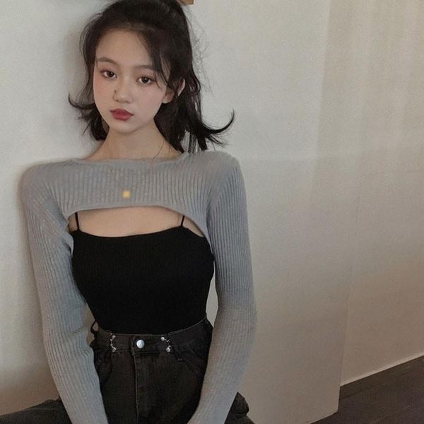 women's sweaters spring pullovers women layered long sleeve short korean slim-fit tight sweater female solid color, White;black
women's sweaters spring pullovers women layered long sleeve short korean slim-fit tight sweater female solid color, White;black