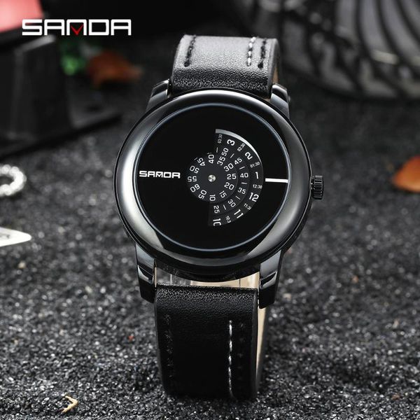 wristwatches sanda fashion military sport wristwatch men watch leather quartz men's watches relogio masculino, Slivery;brown
wristwatches sanda fashion military sport wristwatch men watch leather quartz men's watches relogio masculino, Slivery;brown