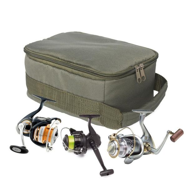 fishing accessories 1pc outdoor portable handheld reel case zipper gear bags with partition cycling bag 
fishing accessories 1pc outdoor portable handheld reel case zipper gear bags with partition cycling bag