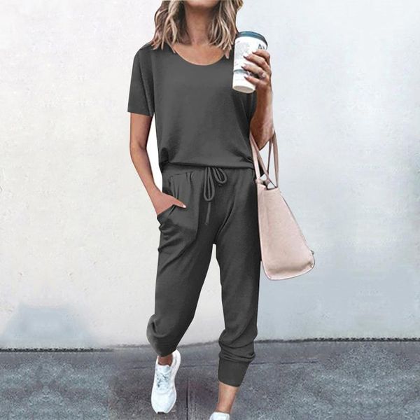 2pc sportswear women pure color tracksuit suit short sleeve leisure pocket home sweatpants sets conjunto deportivo mujer 40# badminton
2pc sportswear women pure color tracksuit suit short sleeve leisure pocket home sweatpants sets conjunto deportivo mujer 40# badminton