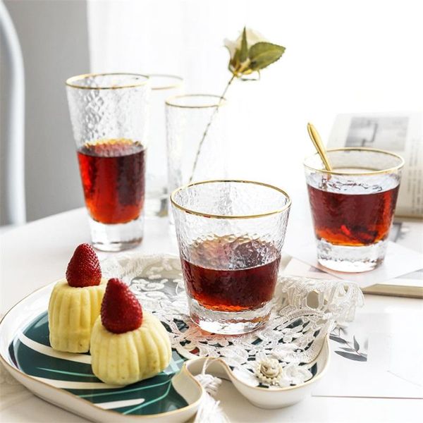 wine glasses gold inlay edge glass cup coffee milk tea whiskey stemless water for drinking creative gift drinkware
wine glasses gold inlay edge glass cup coffee milk tea whiskey stemless water for drinking creative gift drinkware