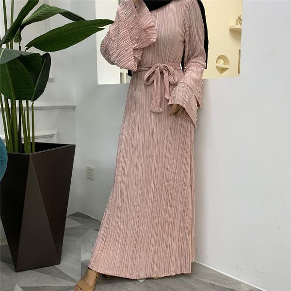 muslim dress fashion middle east eid duabi abaya turkey robe plus size pleated long sleeve beaded donsignet ethnic clothing, Red
muslim dress fashion middle east eid duabi abaya turkey robe plus size pleated long sleeve beaded donsignet ethnic clothing, Red