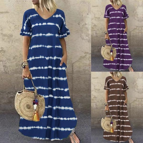 casual dresses fashion stripe print pocket loose dress women plus size streetwear beach holiday 2021 female maxi vestido, Black;gray
casual dresses fashion stripe print pocket loose dress women plus size streetwear beach holiday 2021 female maxi vestido, Black;gray