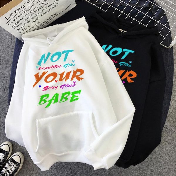 women's hoodies & sweatshirts women hooded simple all-match leisure oversize pullovers korean style warm kawaii womens loose streetwear, Black
women's hoodies & sweatshirts women hooded simple all-match leisure oversize pullovers korean style warm kawaii womens loose streetwear, Black