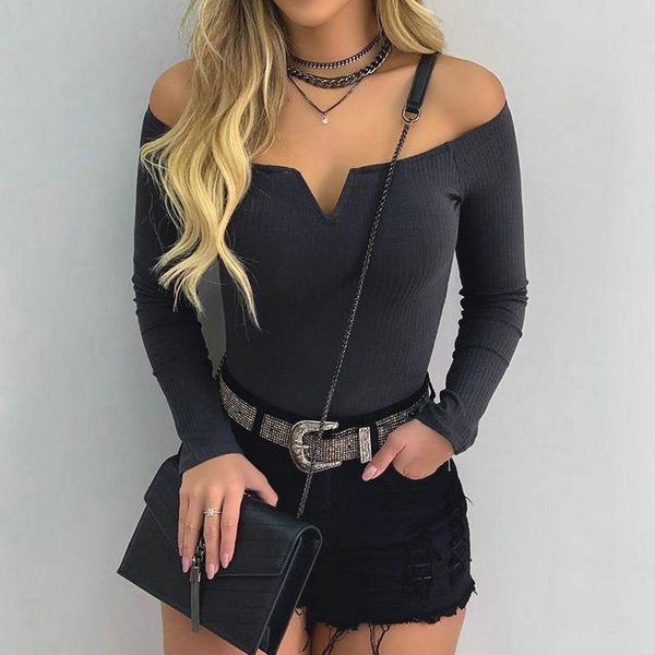 women's t-shirt 2021 off shoulder solid skinny long sleeve women t shirts autumn slash neck pullovers streetwear t-shirts slim ladies, White
women's t-shirt 2021 off shoulder solid skinny long sleeve women t shirts autumn slash neck pullovers streetwear t-shirts slim ladies, White