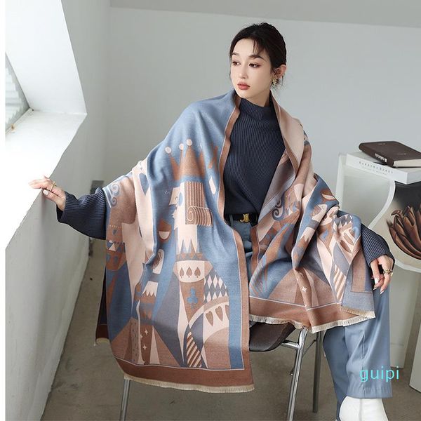 scarves thick blanket elegant women and shawls double-sided imitation cashmere scarf bufanda pashmina neckerchief foulard1, Blue;gray
scarves thick blanket elegant women and shawls double-sided imitation cashmere scarf bufanda pashmina neckerchief foulard1, Blue;gray