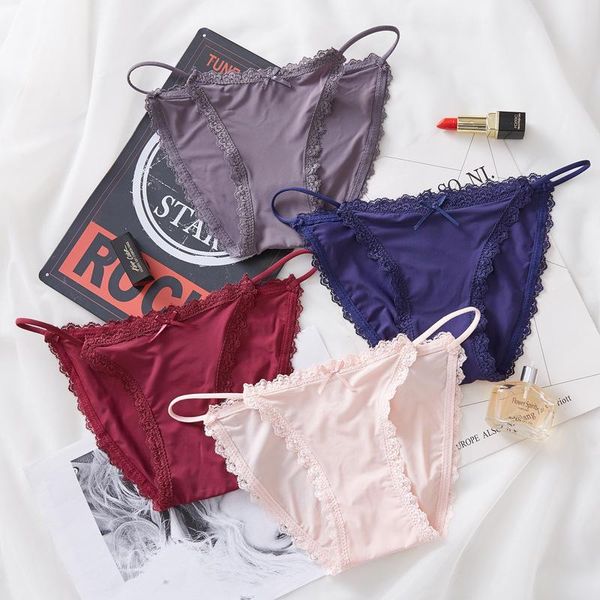 women's panties women thong g-string female lace underpants ultra-thin underwear low waist ladies briefs 3pcs/set seamless, Black;pink
women's panties women thong g-string female lace underpants ultra-thin underwear low waist ladies briefs 3pcs/set seamless, Black;pink
