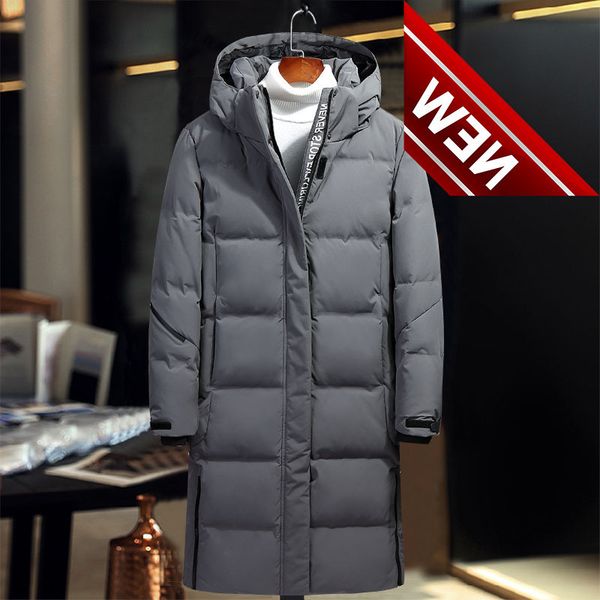 winter down jacket men thicken warm hooded black fashion x-long section white duck parker coat brand mens clothes
winter down jacket men thicken warm hooded black fashion x-long section white duck parker coat brand mens clothes