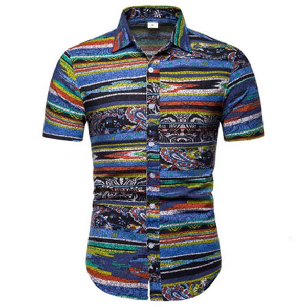 men's casual shirts mens plus size fashion trend printing short sleeve cardigan lapel neck spring male single breasted beach slim 93tb, White;black
men's casual shirts mens plus size fashion trend printing short sleeve cardigan lapel neck spring male single breasted beach slim 93tb, White;black