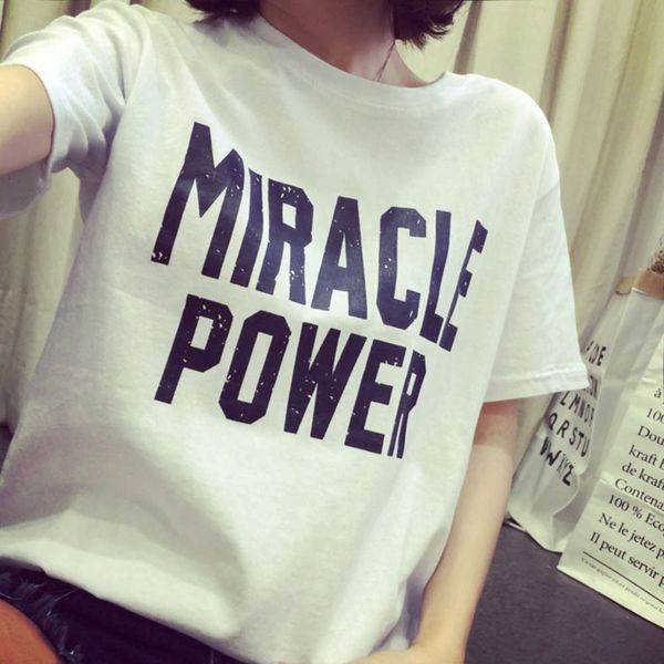 women's t-shirt summer short sleeve loose and versatile harajuku bf korean letter printed student wi00, White
women's t-shirt summer short sleeve loose and versatile harajuku bf korean letter printed student wi00, White