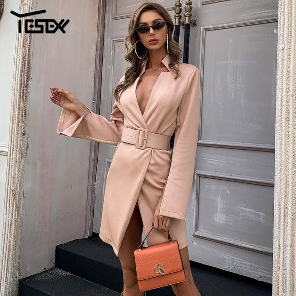 yewomen notched collar long sleeve blazer dress with belt autumn winter short party mini vestidos m0604-1 casual dresses, Black;gray
yewomen notched collar long sleeve blazer dress with belt autumn winter short party mini vestidos m0604-1 casual dresses, Black;gray