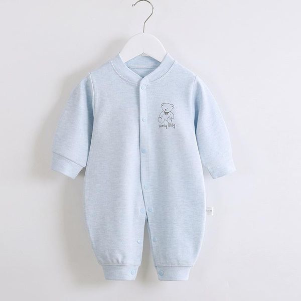 spring and autumn shurongmianha clothes 0-24 months born boy girl baby climbing jumpsuits, Blue
spring and autumn shurongmianha clothes 0-24 months born boy girl baby climbing jumpsuits, Blue