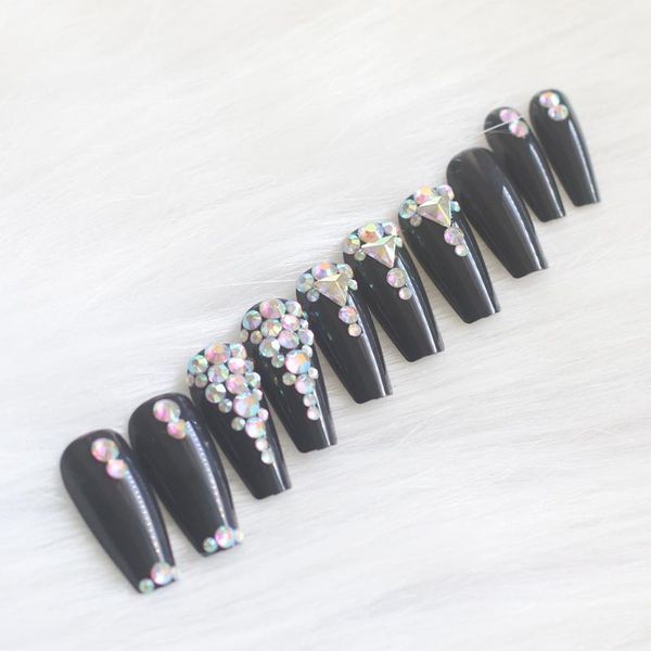 24pcs latest fashion luxury jewelry crystal diamond fake nail square head full black1, Red;gold
24pcs latest fashion luxury jewelry crystal diamond fake nail square head full black1, Red;gold
