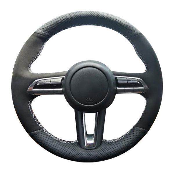 steering wheel covers black genuine leather suede hand-stitch car cover for 3 axela 2021 cx-30 mx-30
steering wheel covers black genuine leather suede hand-stitch car cover for 3 axela 2021 cx-30 mx-30