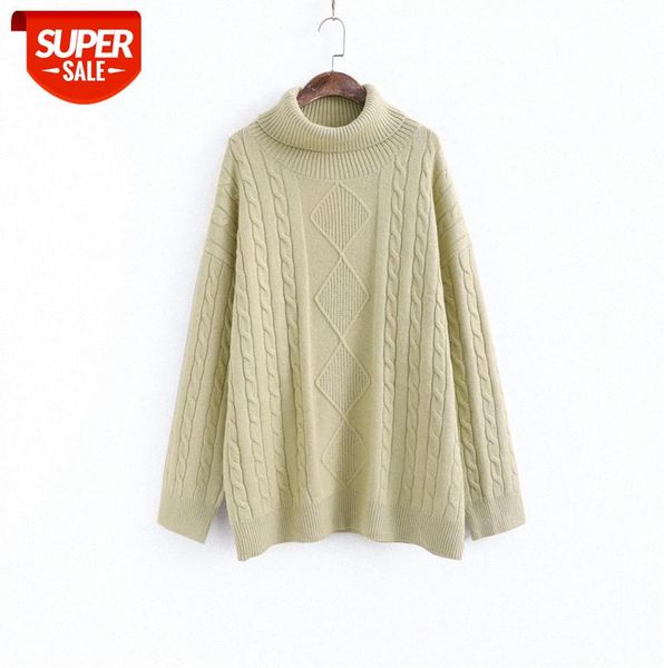940492 women's high neck pullover sweater korean retro diamond plaid thick casual #l36f, Black;gray
940492 women's high neck pullover sweater korean retro diamond plaid thick casual #l36f, Black;gray