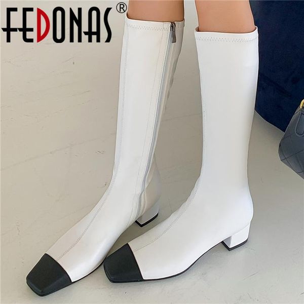boots fedonas square toe women knee high autumn winter fashion concise heels party casual slim long shoes woman 2021 est, Black
boots fedonas square toe women knee high autumn winter fashion concise heels party casual slim long shoes woman 2021 est, Black