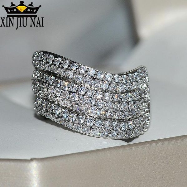 cluster rings 2021 exaggerated luxury ring europe and america 5a zircon lady's diamond for women gemstone, Golden;silver
cluster rings 2021 exaggerated luxury ring europe and america 5a zircon lady's diamond for women gemstone, Golden;silver
