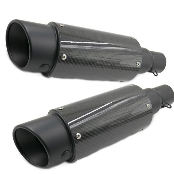carbon fiber universal 51mm motorcycle exhaust modify motocross muffler for fz6 cbr250 cb600 mt07 atv with sticker system
carbon fiber universal 51mm motorcycle exhaust modify motocross muffler for fz6 cbr250 cb600 mt07 atv with sticker system