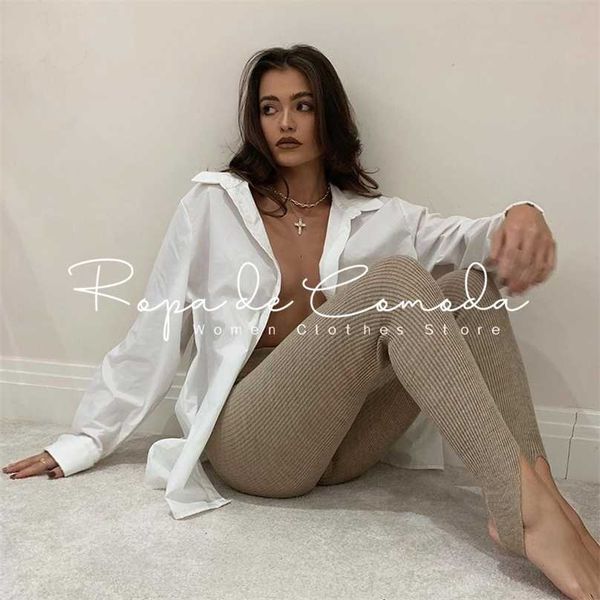 knitted solid leggings women high waist cotton sportswear workout stacked style sweatpants pants 211215, Black
knitted solid leggings women high waist cotton sportswear workout stacked style sweatpants pants 211215, Black