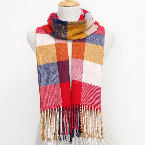 scarves 2021 winter scarf for women shawls wrap fashion plaid warm thick cashmere lady female neck warmer scarfs, Blue;gray
scarves 2021 winter scarf for women shawls wrap fashion plaid warm thick cashmere lady female neck warmer scarfs, Blue;gray
