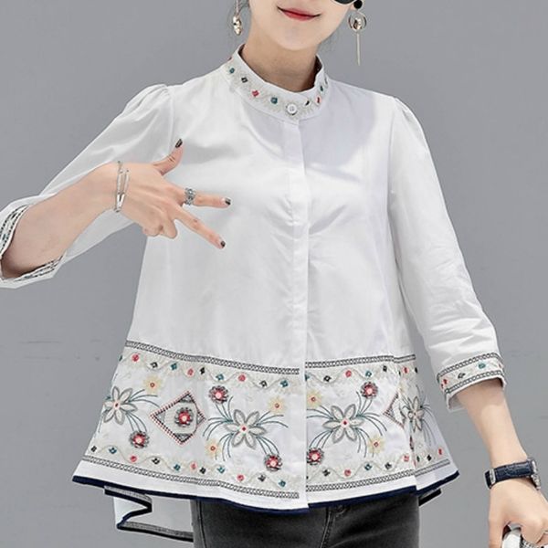 fashion woman blouses floral embroidery white blouse women shirt stand collar blouse women womens and blouses c721 210426
fashion woman blouses floral embroidery white blouse women shirt stand collar blouse women womens and blouses c721 210426