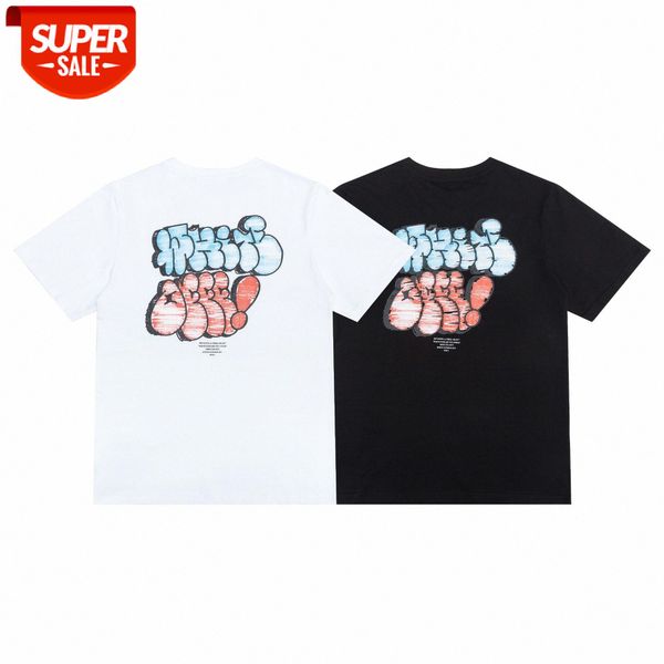 ow back childlike fat letters graffiti printing round neck men and women couples loose short-sleeved t-shirt #np86, White;black
ow back childlike fat letters graffiti printing round neck men and women couples loose short-sleeved t-shirt #np86, White;black