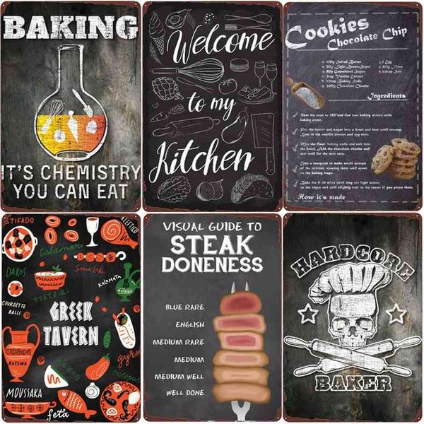 Welcome To My Kitchen Metal Poster Baking Cooking Vintage Tin Signs Pub Cafe Decoration Baker Wall Art Painting Home Decor N353
Welcome To My Kitchen Metal Poster Baking Cooking Vintage Tin Signs Pub Cafe Decoration Baker Wall Art Painting Home Decor N353