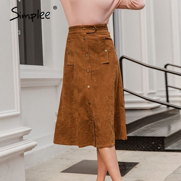 a-line corduroy autumn winter vintage solid female midi elegant high waist sash women skirt 210414, Black
a-line corduroy autumn winter vintage solid female midi elegant high waist sash women skirt 210414, Black