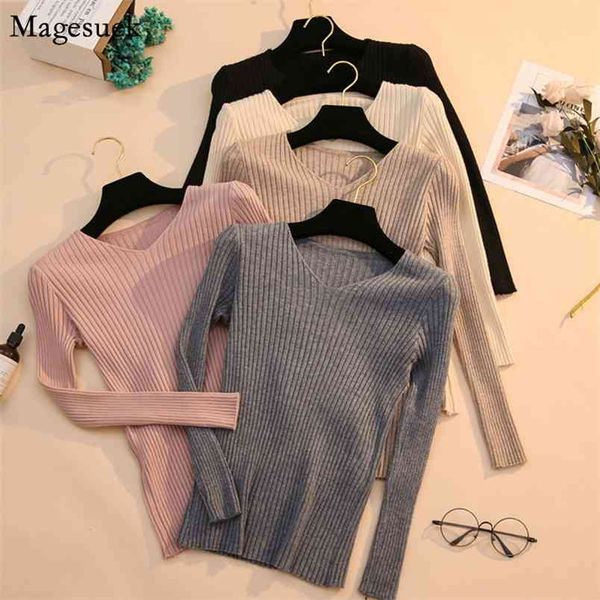 v-neck cotton knitted sweater women autumn korean all-match slim long sleeve bottomed pullover s 10646 210512, White;black
v-neck cotton knitted sweater women autumn korean all-match slim long sleeve bottomed pullover s 10646 210512, White;black