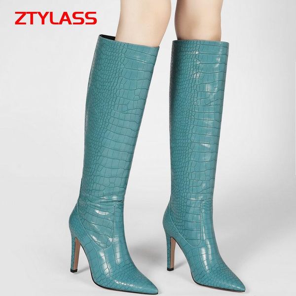 boots women print pu leather knee high pointed toe heel long slip on autumn winter shoes female black beige
boots women print pu leather knee high pointed toe heel long slip on autumn winter shoes female black beige