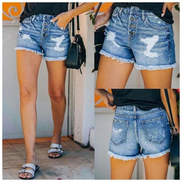 women's jeans summer women ripped washed hole low waist denim pants short pant casual tassel tight five-point stitch beach, Blue
women's jeans summer women ripped washed hole low waist denim pants short pant casual tassel tight five-point stitch beach, Blue