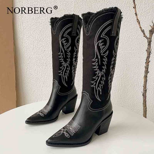 women shoes western cowboy ankle boots pointed toe leather black shoes woman heel boots autumn winter fashion cowgirl boots 210507
women shoes western cowboy ankle boots pointed toe leather black shoes woman heel boots autumn winter fashion cowgirl boots 210507