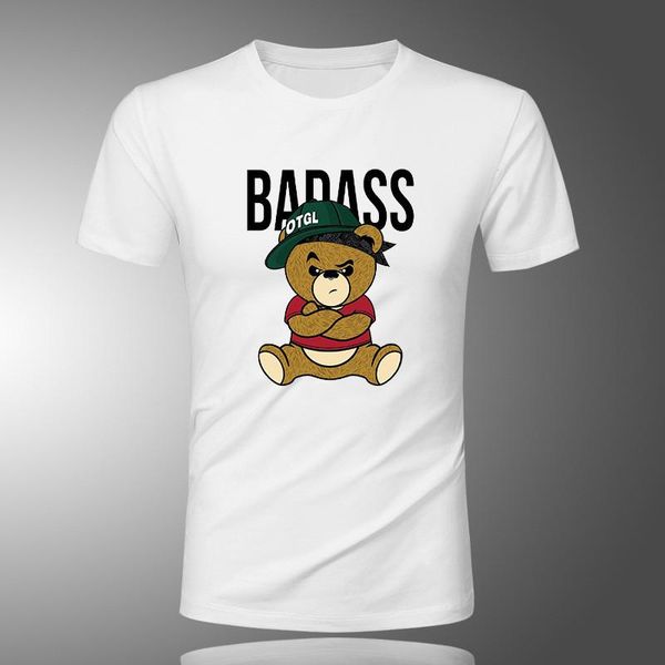 men's t-shirts trendy bear t-shirt summer thin o neck casual large size short sleeved youth half clothing, White;black
men's t-shirts trendy bear t-shirt summer thin o neck casual large size short sleeved youth half clothing, White;black