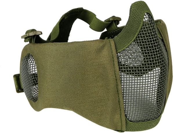 tactical collapsible half mask protective mesh mask for air gun paintball hunting cs belt adjustable mesh mask
tactical collapsible half mask protective mesh mask for air gun paintball hunting cs belt adjustable mesh mask