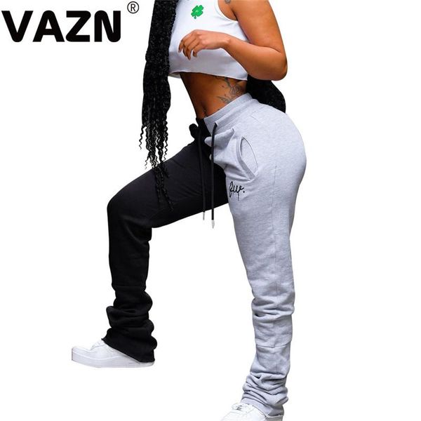 women's pants & capris vazn arrival 2021 lady 4 colors long patchwork elastic mid waist pleated daily casual, Black;white
women's pants & capris vazn arrival 2021 lady 4 colors long patchwork elastic mid waist pleated daily casual, Black;white
