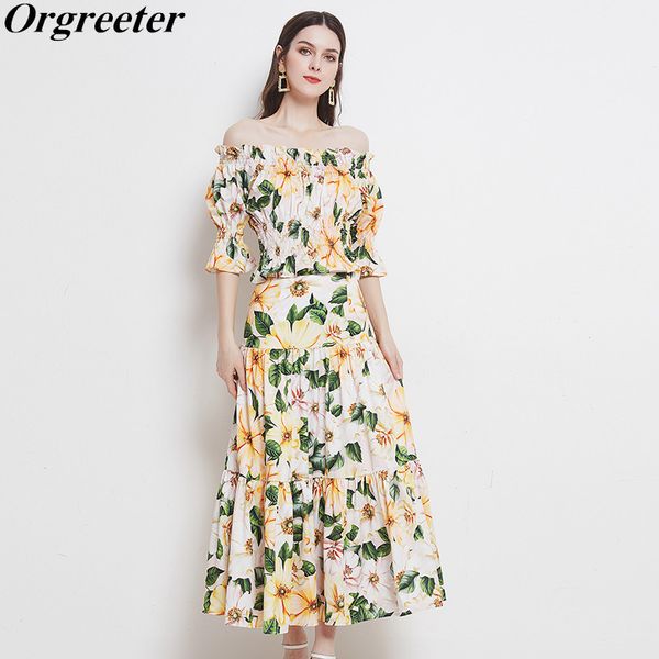 summer camellia printted cropped and long maxi skirt two piece sets female off shoulder elastic suits 210525, White
summer camellia printted cropped and long maxi skirt two piece sets female off shoulder elastic suits 210525, White