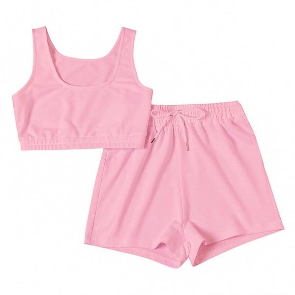 women's tracksuits active sportswear tank and biker shorts sets for women casual solid athleisure two piece outfits summer 2021 set, Gray
women's tracksuits active sportswear tank and biker shorts sets for women casual solid athleisure two piece outfits summer 2021 set, Gray