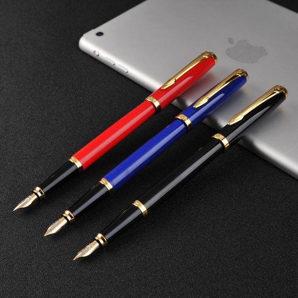 fountain pens wingsung 9101 red blue black pen with 0.5mm nib smooth metal ink gift office supplies
fountain pens wingsung 9101 red blue black pen with 0.5mm nib smooth metal ink gift office supplies