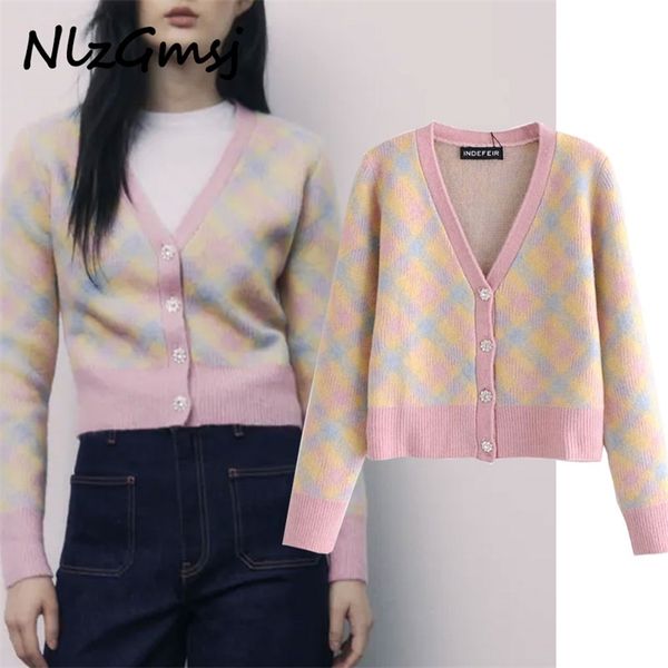 sweater women elegant plaid beading buttons cardigan vintage jumper lady fashion knitted coat 210628, White
sweater women elegant plaid beading buttons cardigan vintage jumper lady fashion knitted coat 210628, White