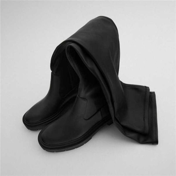 boots women's shoes over knee autumn and winter high fashion thick soled thin elastic, Black
boots women's shoes over knee autumn and winter high fashion thick soled thin elastic, Black