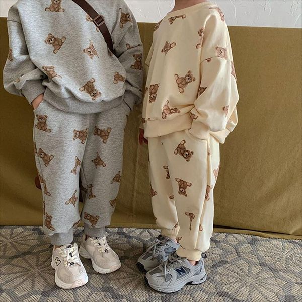 autumn kids clothing set casual boys sweatshirts suit hoodies and pants 2 pcs bear, White
autumn kids clothing set casual boys sweatshirts suit hoodies and pants 2 pcs bear, White