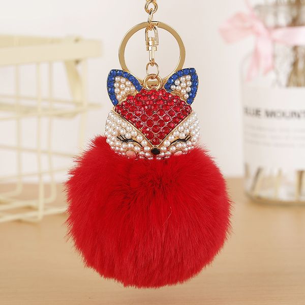 fox head pompom keychains creative rabbit fur ball crystal pearl car key holder fashion plush keychain women handbag hairball keyrings gift, Slivery;golden
fox head pompom keychains creative rabbit fur ball crystal pearl car key holder fashion plush keychain women handbag hairball keyrings gift, Slivery;golden