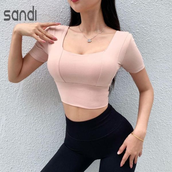 yoga outfit sandi square neck shirts women push up running crop workout gym tees female short sleeve fitness sports t-shirts
yoga outfit sandi square neck shirts women push up running crop workout gym tees female short sleeve fitness sports t-shirts