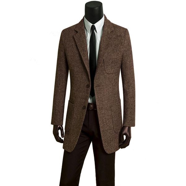 men's wool & blends arrival men fashion casual jacket coat youth windbreaker mens tide single breasted super large plus size s-, Black
men's wool & blends arrival men fashion casual jacket coat youth windbreaker mens tide single breasted super large plus size s-, Black