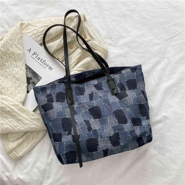 shopping bags canvas casual women s bag high capacity female fashion autumn winter new shoulder for designer handbag 220307
shopping bags canvas casual women s bag high capacity female fashion autumn winter new shoulder for designer handbag 220307