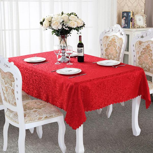 table cloth rectangle jacquard wedding polyester damask cover for event party el decoration
table cloth rectangle jacquard wedding polyester damask cover for event party el decoration