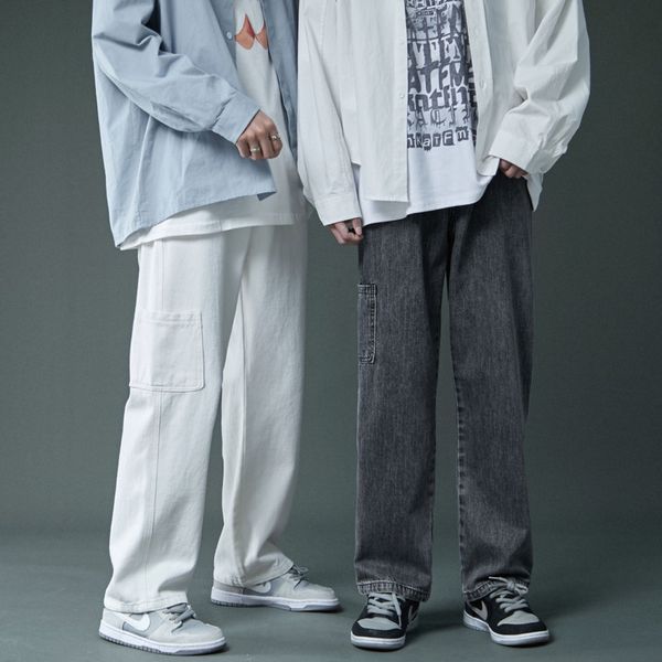 summer wide-leg jeans mens fashion black blue white jeans men streetwear loose hip-hop pocket straight denim trousers mens
summer wide-leg jeans mens fashion black blue white jeans men streetwear loose hip-hop pocket straight denim trousers mens